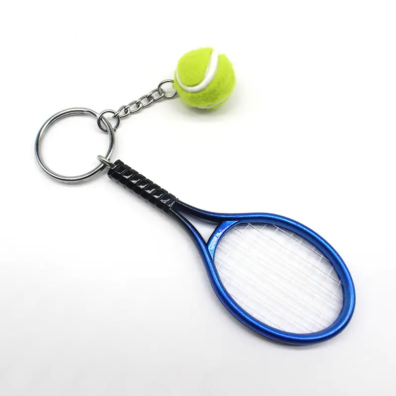 ミニテニスラケットキーリング テニスラケットキーチェーン テニス